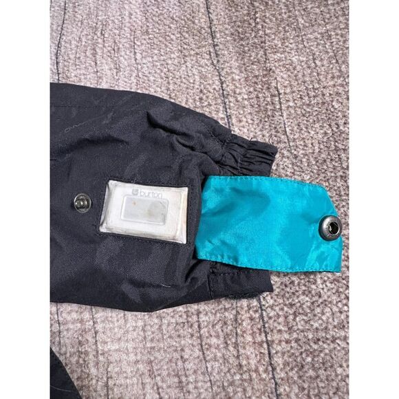 Burton Snowboard Ski Jacket Girls Large Black Hooded Sherpa lined - Picture 5 of 11